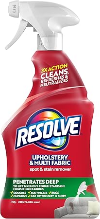 Resolve Carpet Cleaner, 22 fl oz Multi-Fabric Cleaner and Upholstery Stain Remover, Carpet Cleaner Spray Resolve Carpet Cleaner, 22 fl oz Multi-Fabric Cleaner and Upholstery Stain Remover, Carpet Cleaner Spray