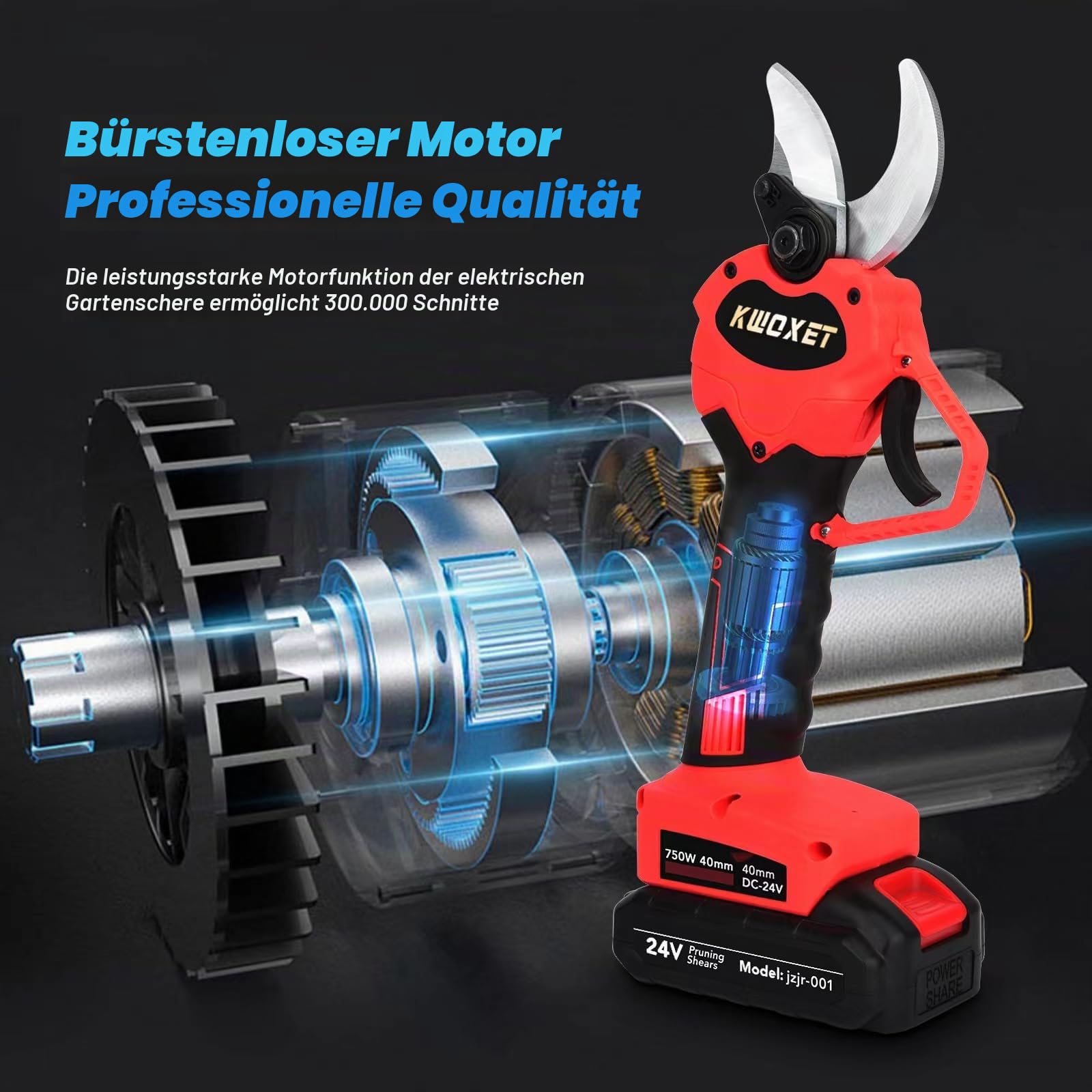 Akku Astschere 40mm 21V 3000mAh