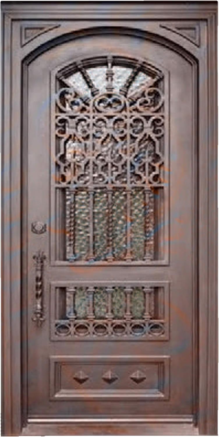 Love That Door - Single Steel Door 4b (Amber)