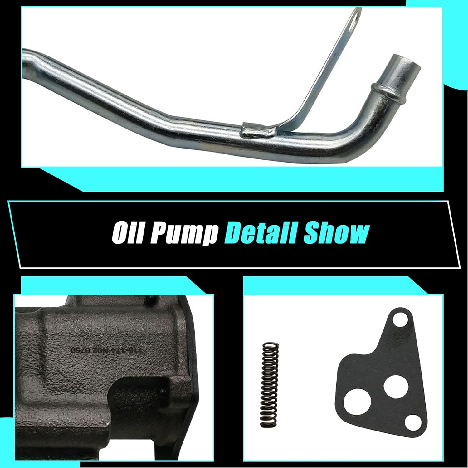 Oil Pump M167HVS Compatible with Jeep Cherokee 1987-2001 Comanche 1987-1992 Grand Cherokee 1993-2004 Wagoneer 1987-1990 Wrangler 1991-2006