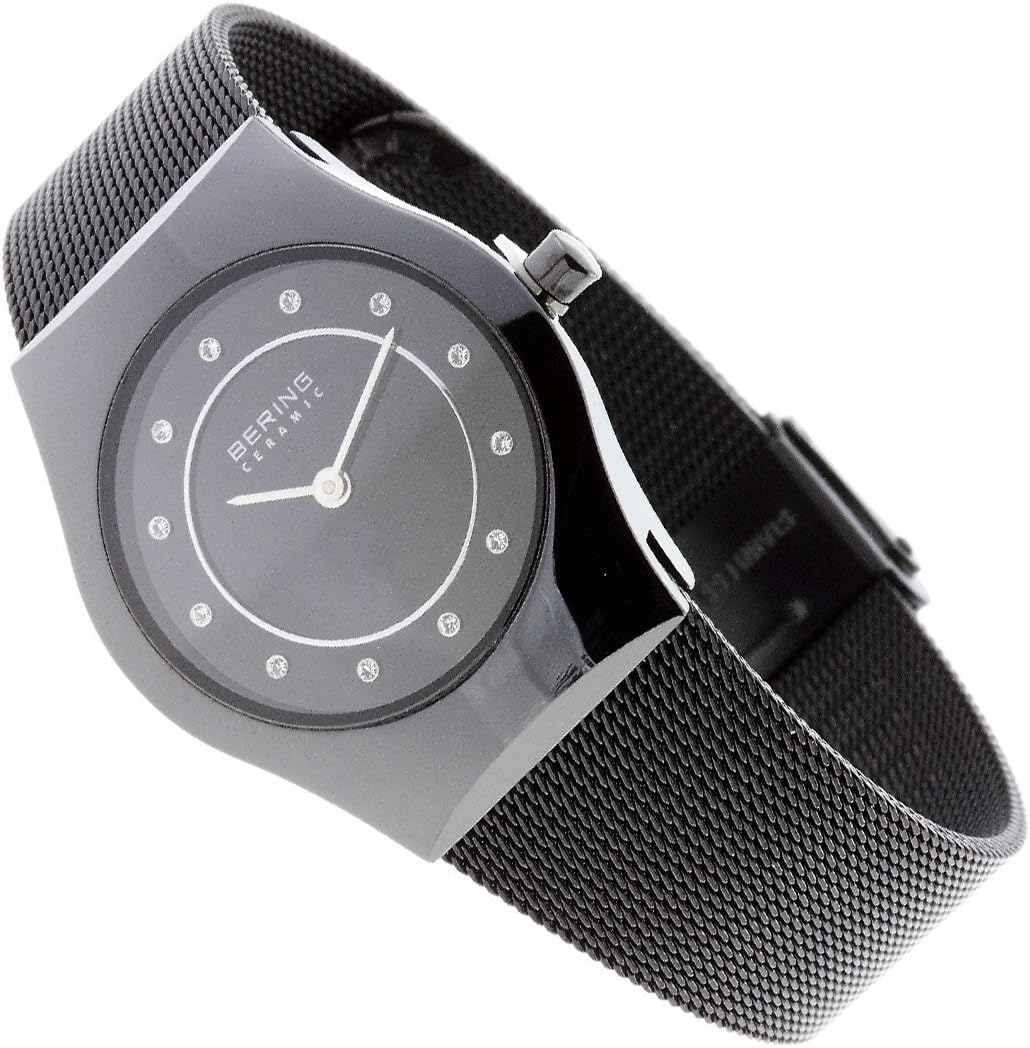 Bering Time 32030-446 Ladies Ceramic Mesh Watch