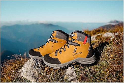 Miniatura 4 de Alpina Stador ATX SummitSeeker - Botas de senderismo de cuero completo impermeables para hombre con suela Vibram y tecnología GTX