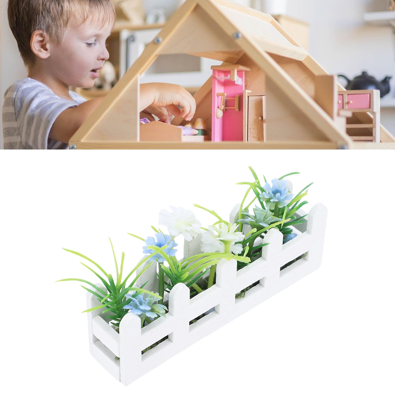 Cayway 16 PCS Plantes en Pot Maison, Miniature Petit Modèle de Bonsaï Mini Pot de Fleurs pour Maison, L'intérieur,Bureau, Jardin