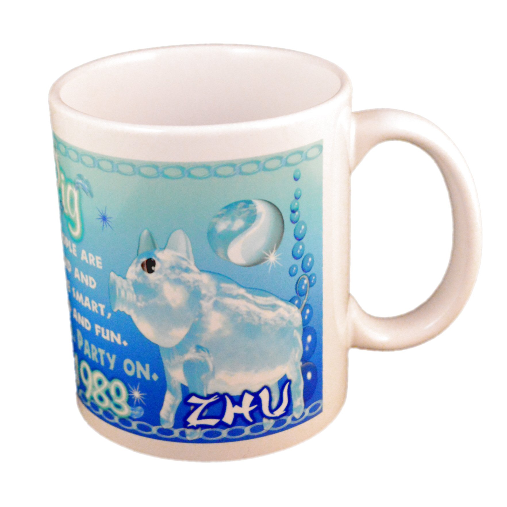 Amazon.com | Astrology Chinese Zodiac Water Pig Cup/Mug Years 1923 And  1983: Coffee Cups & Mugs