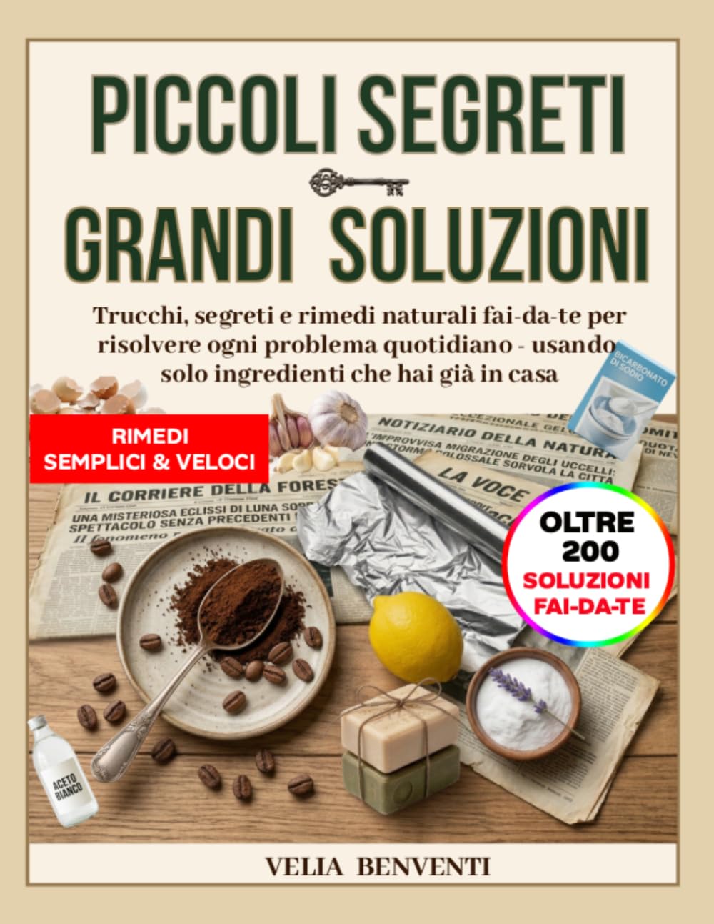 "PICCOLI SEGRETI, GRANDI SOLUZIONI": Trucchi, segreti e rimedi naturali fai-da-te per risolvere ogni problema quotidiano - usando solo ingredienti che hai già in casa