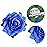 Topbuti Rose Hair Clip - 4 Pcs Fabric Rose Flowers Hair Clips, Mexican Hair Flowers Pin up Headpieces for Woman Girl Wedding Party Mother\'s Day (2 Sizes) (Blue)