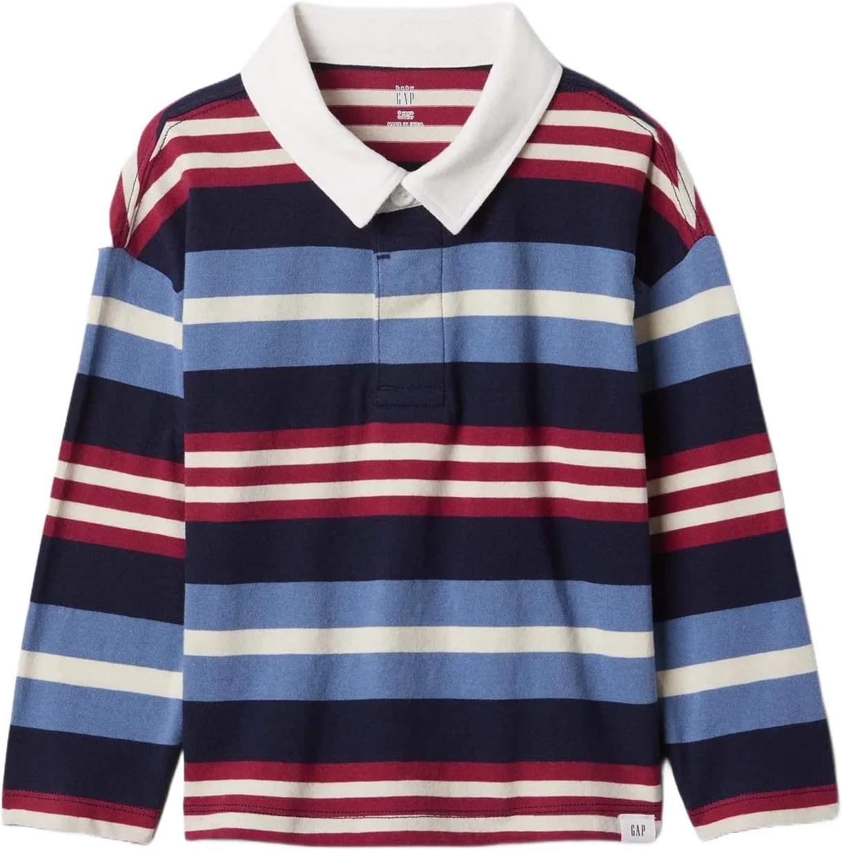 Gap Boys Long Sleeve Rugby Polo