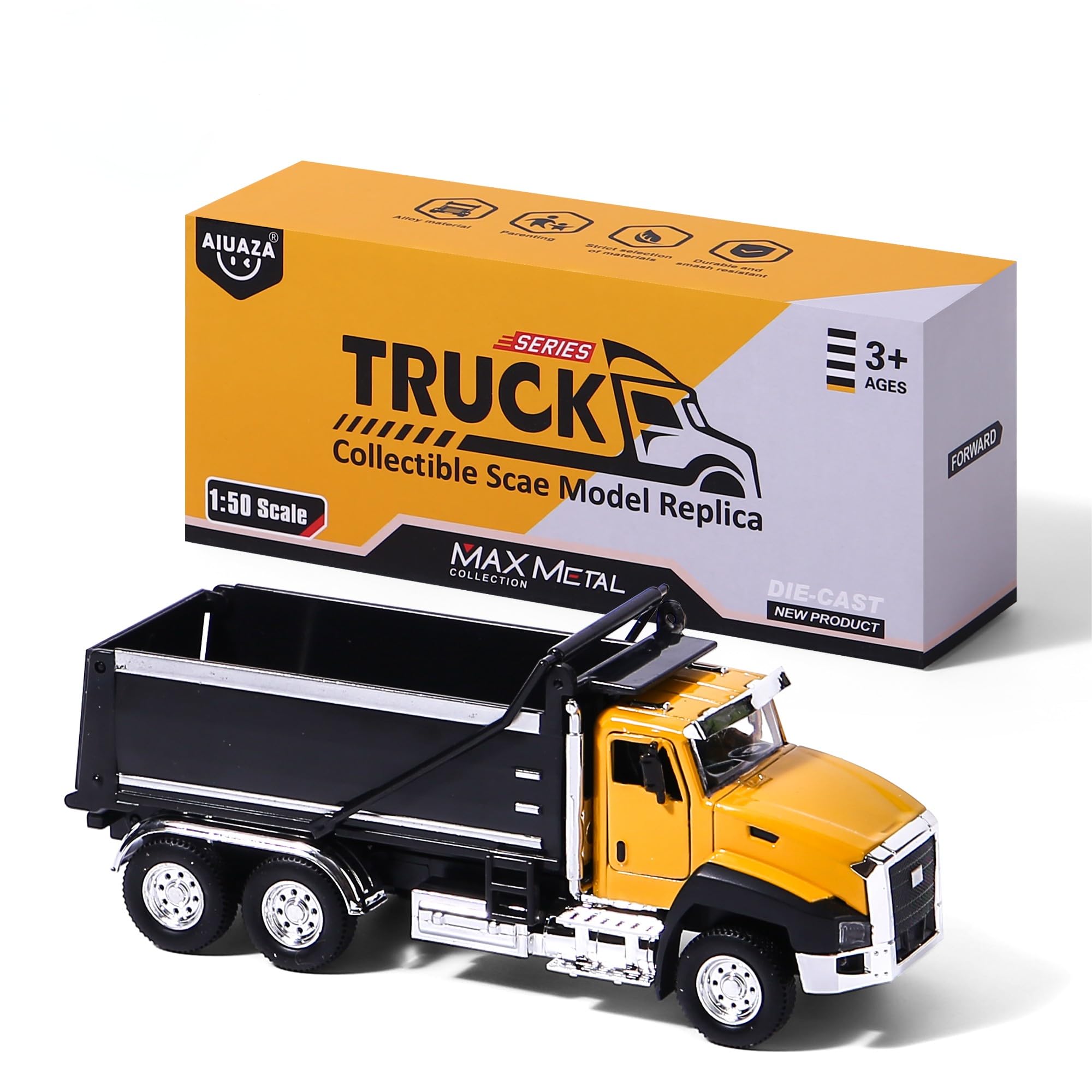 AIUAZA 1/50 Ratio die-Casting Engineering Construction Vehicle