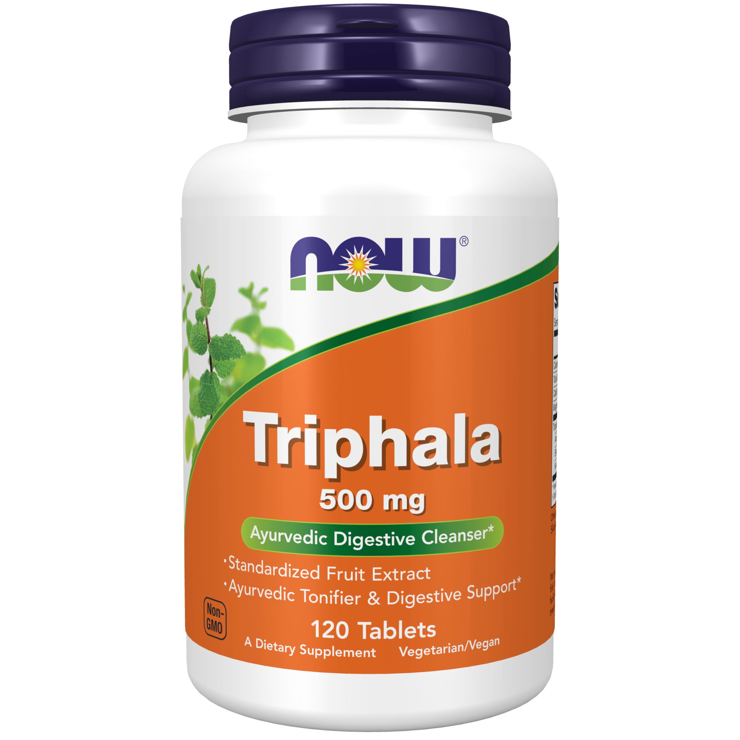 Supplements, Triphala 500 mg, Combination of Harada, Amla and Behada, 120 Tablets