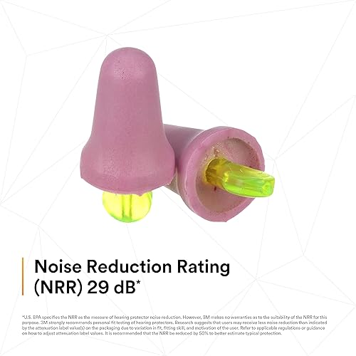 Miniatura 4 de 3M Tapones para los oídos de espuma sin tacto P2000, sin cable, 100 paresfunda, morado