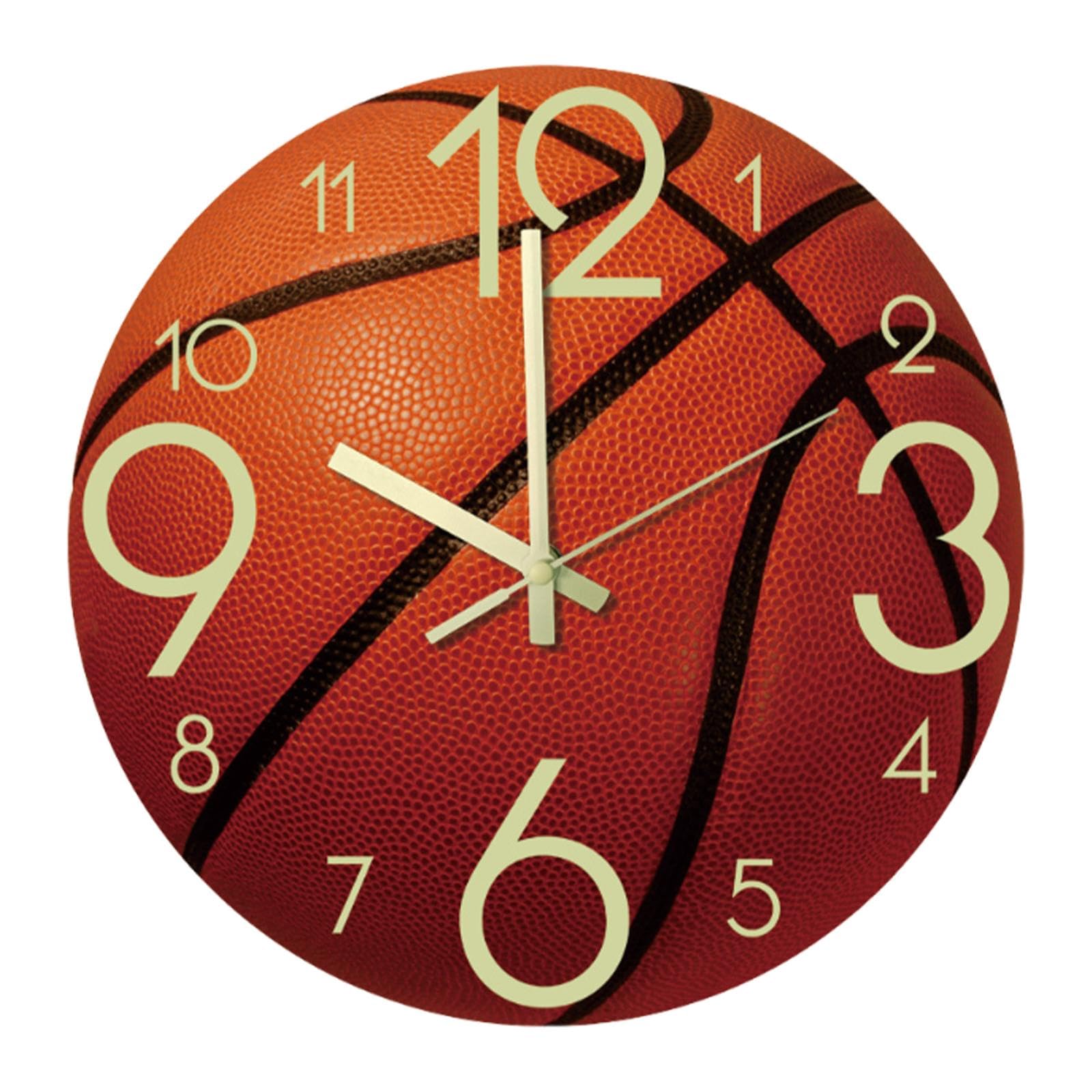 Horloge murale de basket silencieuse : fin du tic-tac dans la chambre