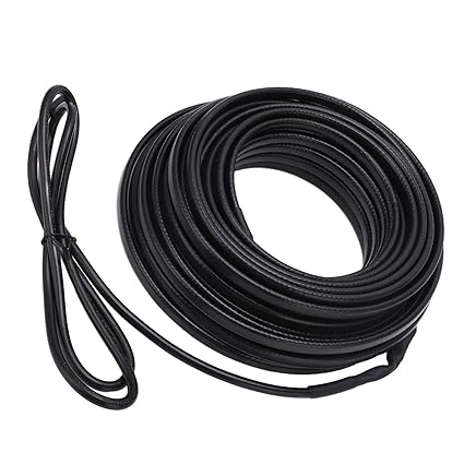 Wedinard Electric Heating Cable, 20 Meters, Easy Wiring, Heating Cable, IP68 Waterproof, High Efficiency, with Plug for PEX PVC Metal Pipe (EU Plug 220V)