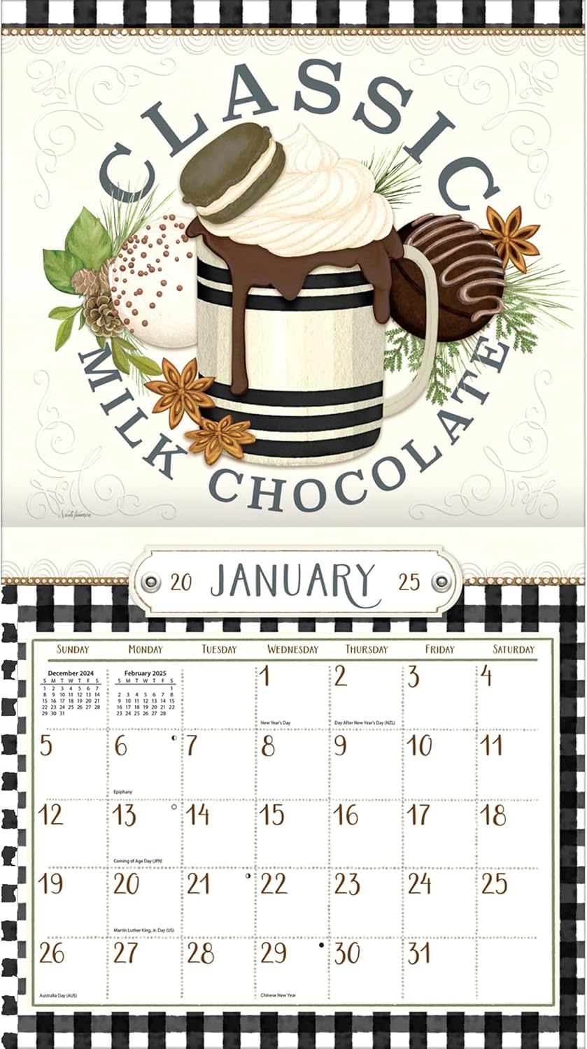 LANG Love To Cook 2025 Wall Calendar (25991001928)