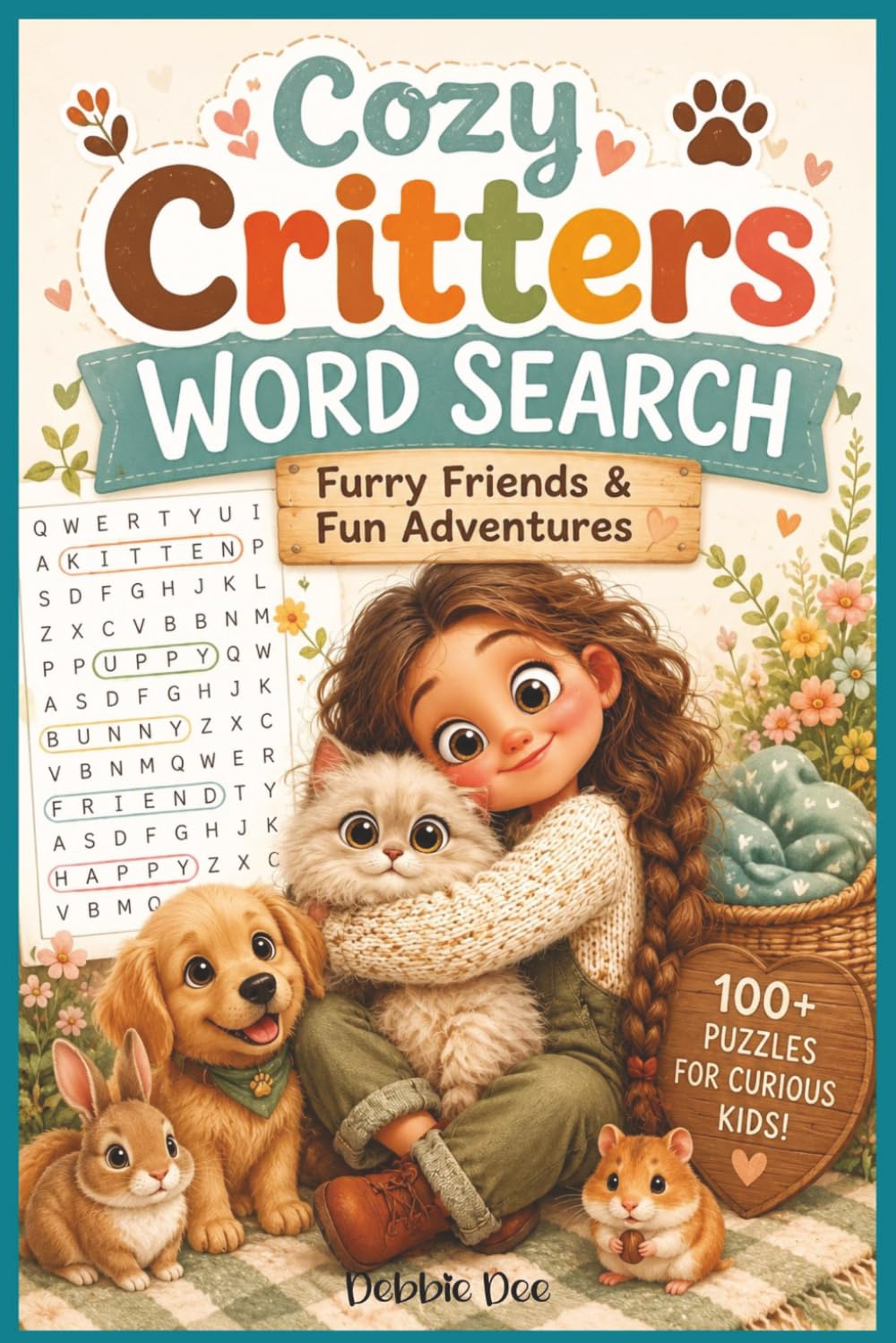 Cozy Critters Word Search: Furry Friends & Fun Adventures