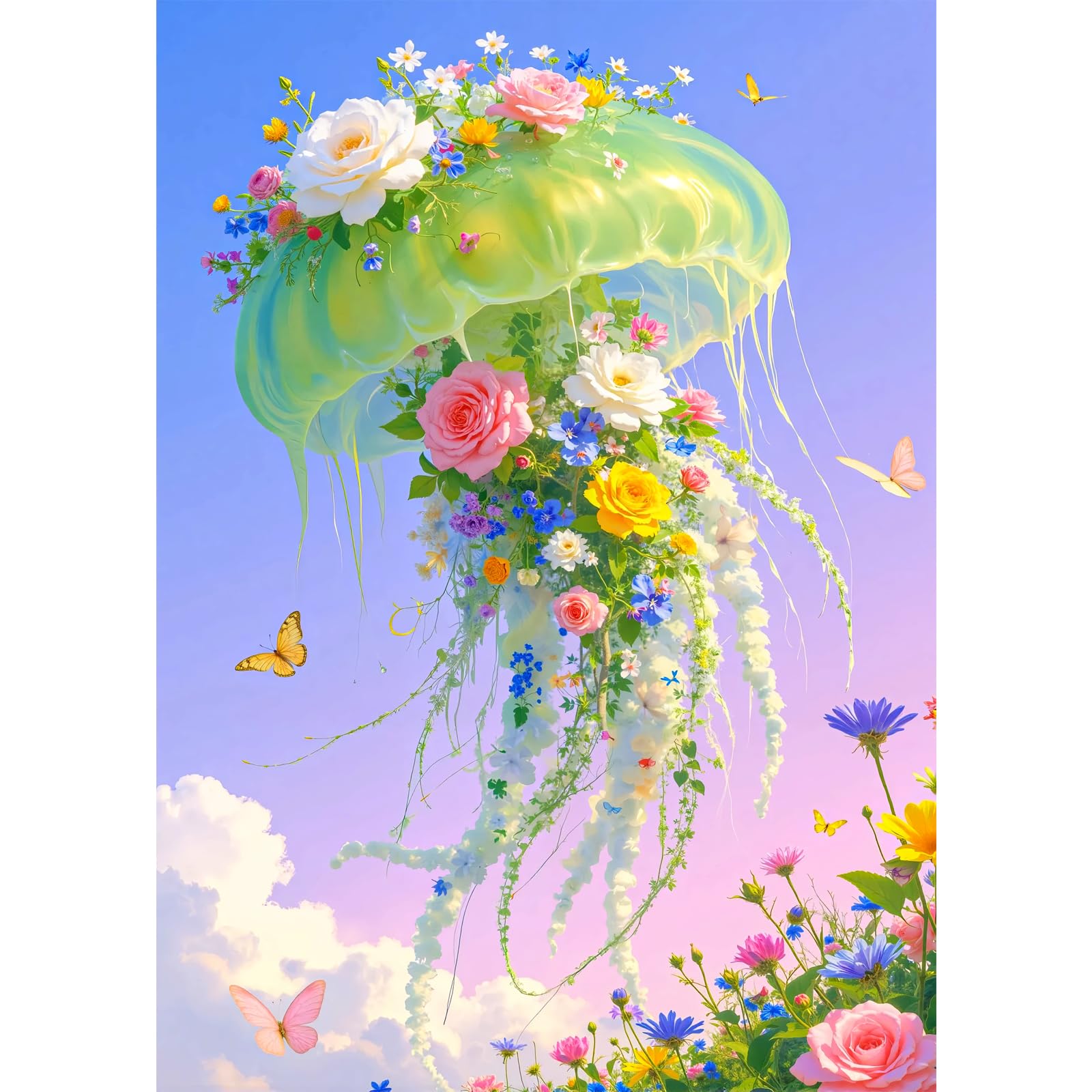 Fluid Cat ダイヤモンドアート キット 5D モザイクアート ダイアモンドビーズ絵画キット DIY 大人の子供 手作り絵画手芸キット ダイヤモンド塗装 全面貼り付けタイプ 手芸キット 芸術品 家の壁の装飾（0052）
