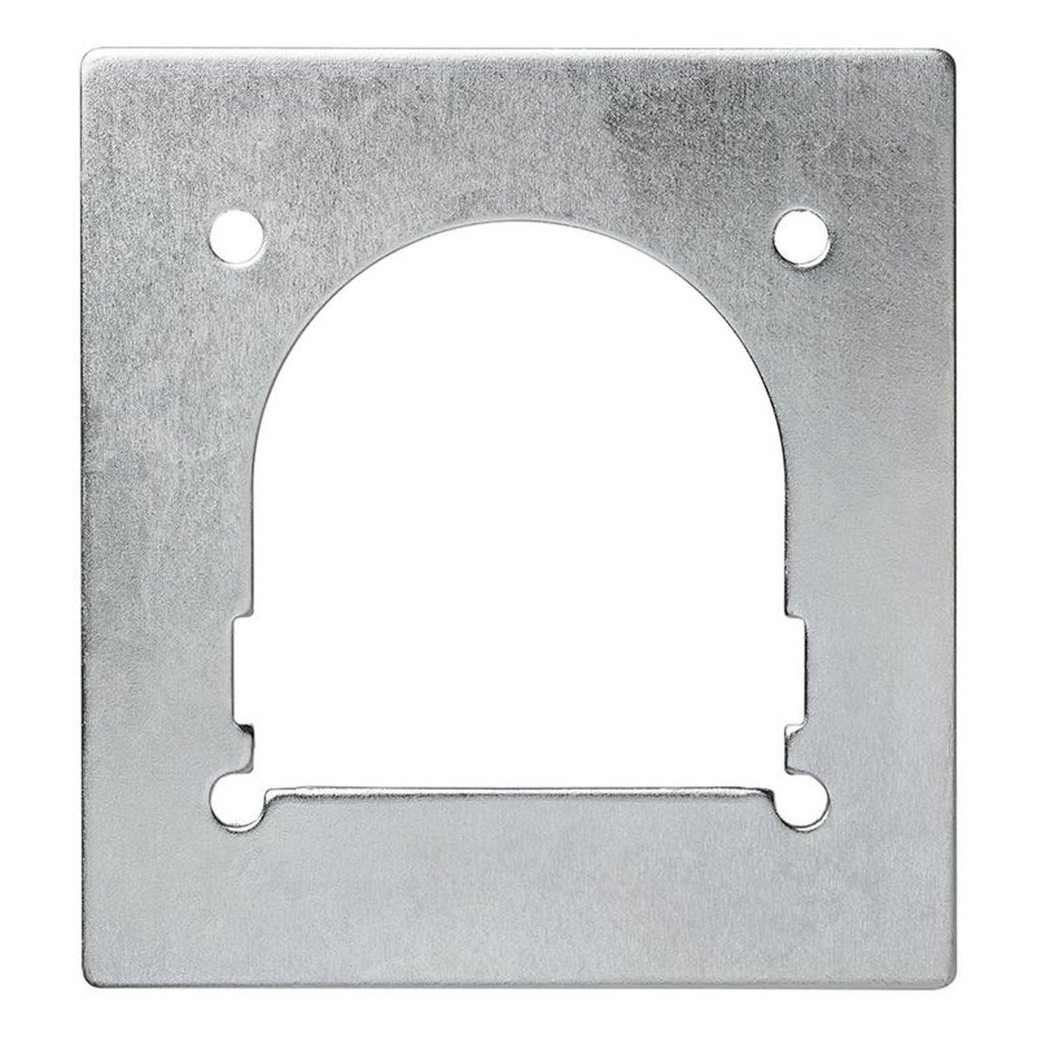 6 STK Zurrösen Stahl verzinkt mit Gegenplatten, Feder 85 x 85 mm 3 mm | Verzurrösen und Befestigungsösen als klapperfreie Zurr Mulden zur sicheren Ladungssicherung am Anhänger