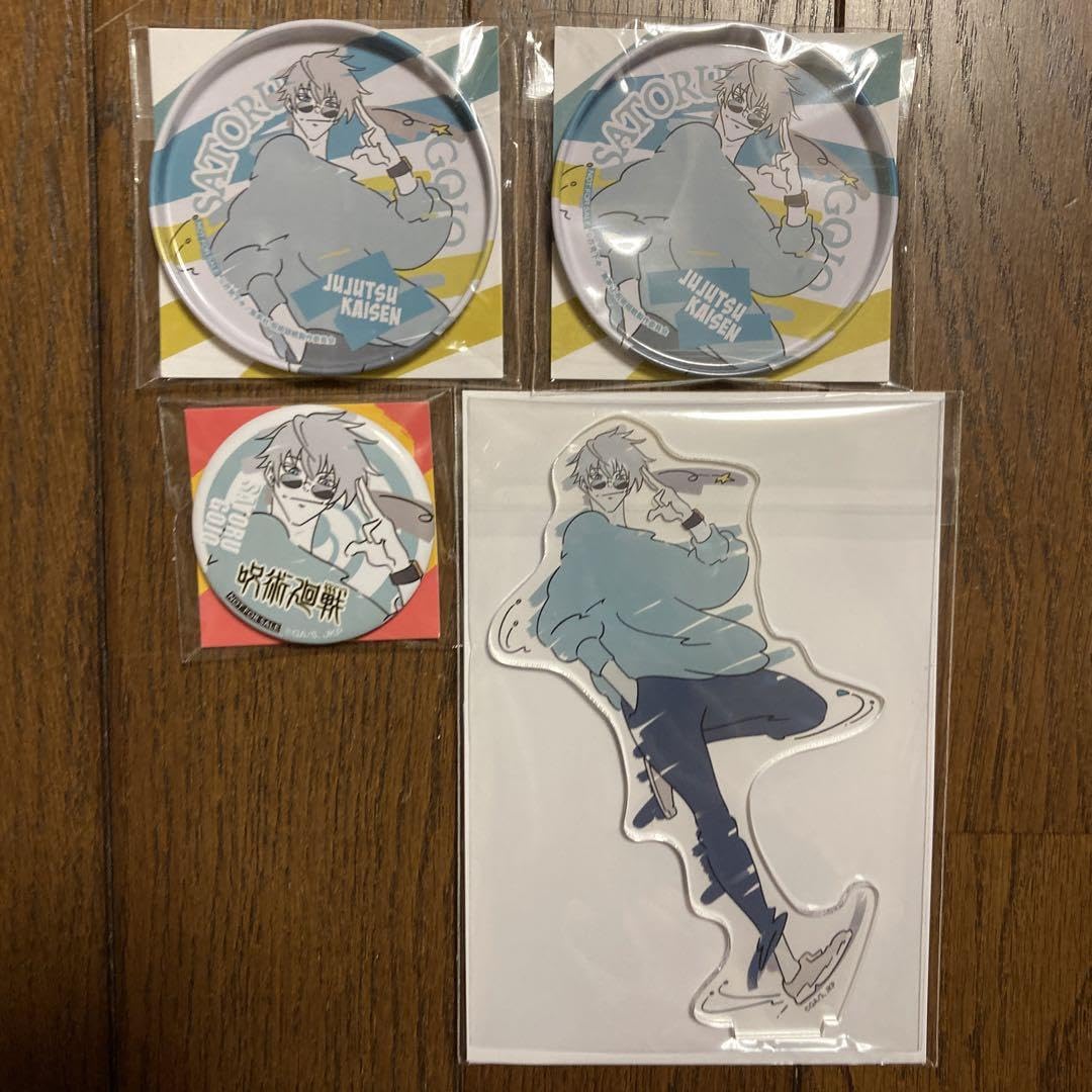 呪術廻戦 五条悟 缶バッジ・アクリルスタンド・アクリルコースター セット Amazon.co.jp: セブンネット 呪術廻戦 五条悟 アクリルスタンド 缶