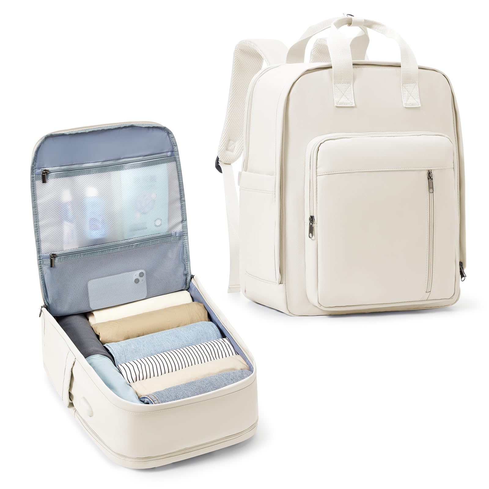 SZLX Borse da Cabina per Easyjet 45x36x20 Zaino da Viaggio Donna Ryanair 40x20x25 Bagaglio a Mano con porta usb zaino da viaggio aereo bagaglio a mano zaino per laptop Casual Daypack