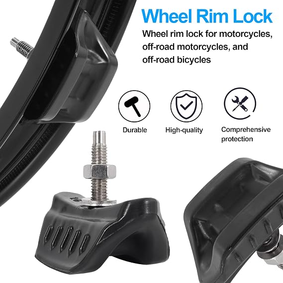 1.6 CNC Motorcycle Wheel Rim Lock Nut Anti-Slip Tire Fixer for Dirt Bike