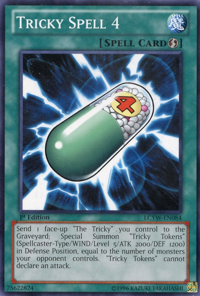 Amazon.com: YU-GI-OH! - Tricky Spell 4 (LCYW-EN084) - Legendary