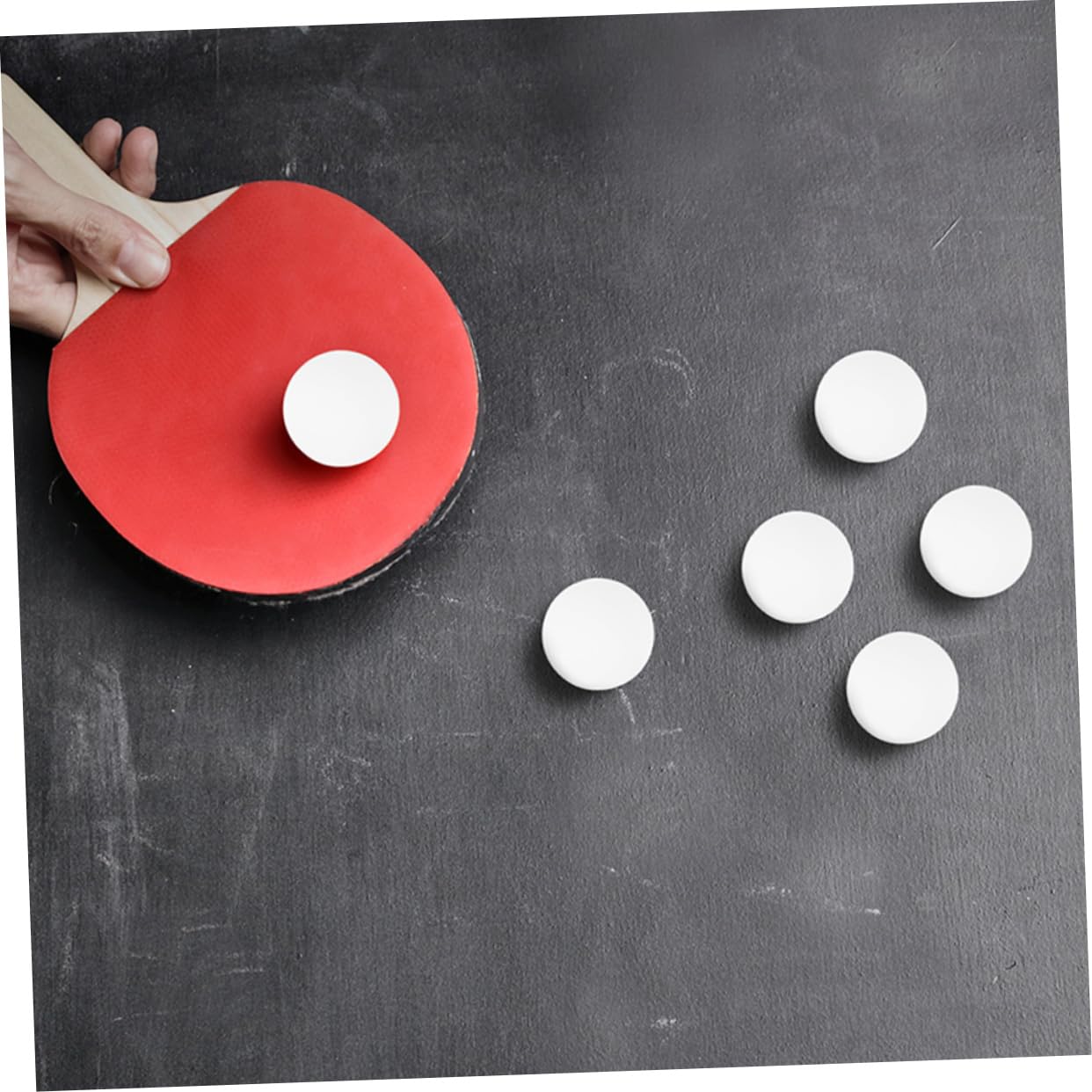 ifundom Tischtennis Pong-Ball Tennisbälle Masse Tennis Ball Plastikkugeln Bälle Für Pong Plastikbälle Für Spiele Pong-Tennis Pong-trainingsbälle Schlägerbälle Abs Weiß