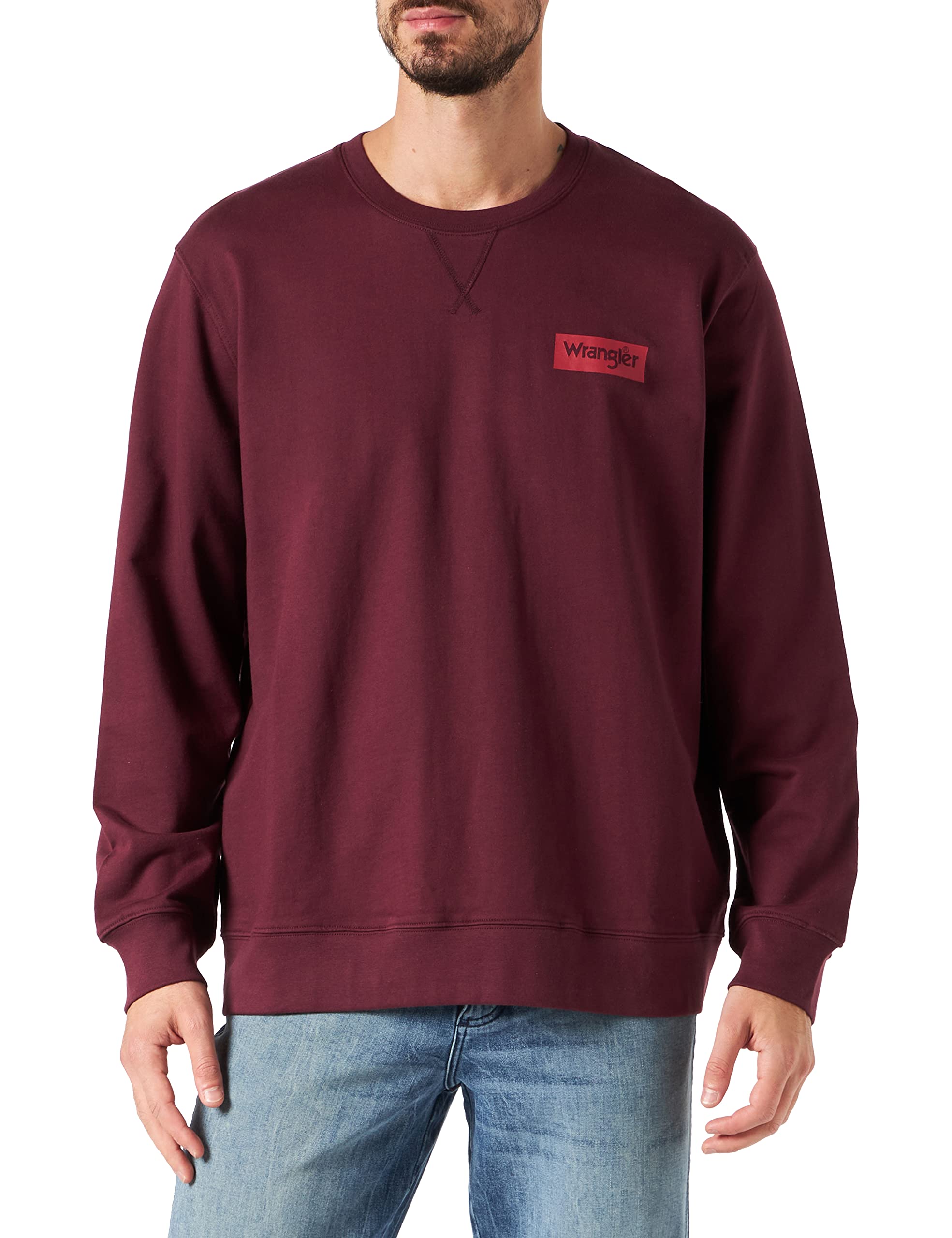 Wrangler Crew Sweatshirt Sudadera para Hombre