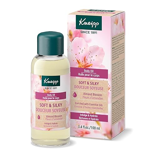 Kneipp Aceite corporal, flor de almendra suave para la piel, 3.38 fl. oz.