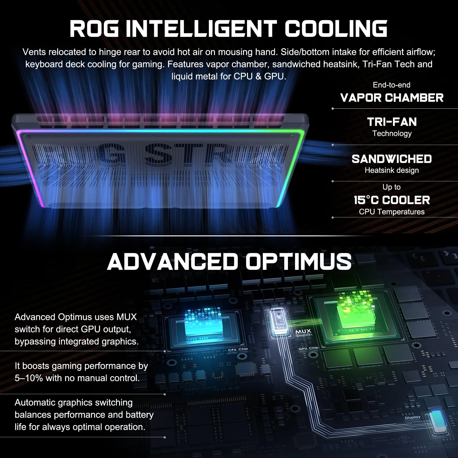ASUS ROG Strix G18 5070 Gaming AI Laptop|Intel Core i9-14900HX (24 core, 32 thread)|GeForce RTX 5070|18" FHD+ IPS Nebula Display|32GB DDR5|SSD 1TB |4-zone RGB retroilluminato KB|HDMI|Wi-Fi 7|Windows