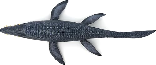 Miniatura 7 de Willkos Mosasaurus - Juguete realista de dinosaurio, océano y mar, regalo de dinosaurio de Navidad y cumpleaños, juguete de mosasaurio, figuras de