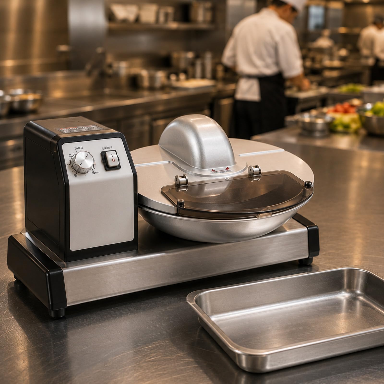 Picadora de Alimentos Eléctrica, Procesador Automático, Tritura Carne Veg