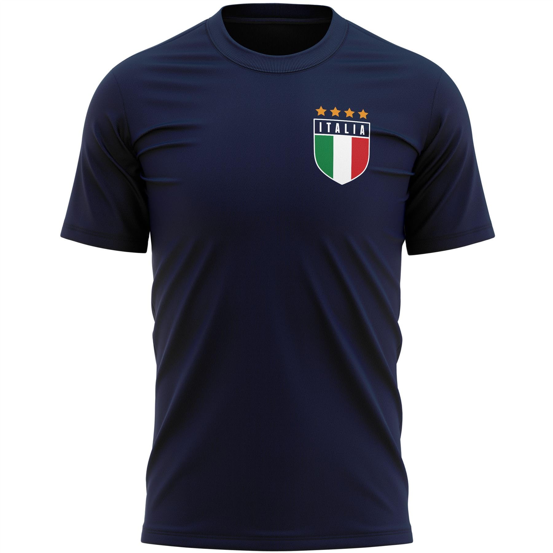 Printbox OriginalsItalian Badge Men's T-Shirt, Italia Shirts for Men, Italy Soccer Gifts