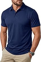 MAGCOMSEN Polo Shirt Men's Short Sleeve Golf Polo T-Shirt Summer Sports Functional Shirt Quick-Drying Polo Shirt Hiking Shirt