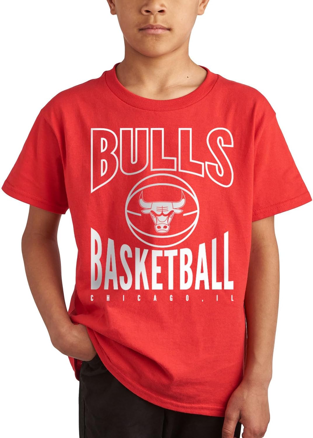 Junk Food NBA Team Basketball - Officially Licensed Kids Short Sleeve Fan T-Shirt for Boys & Girls