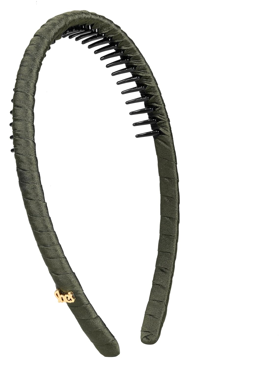 SHE'S FREE STYLE JUST FOR YOU Upgraded Classic Thin Headbands for Women, Non-Slip Polyester & Plastic Hair Bands with Teeth for Strong Hold Grip, Durable Hair Accessories (Green, Classic) - Image 7