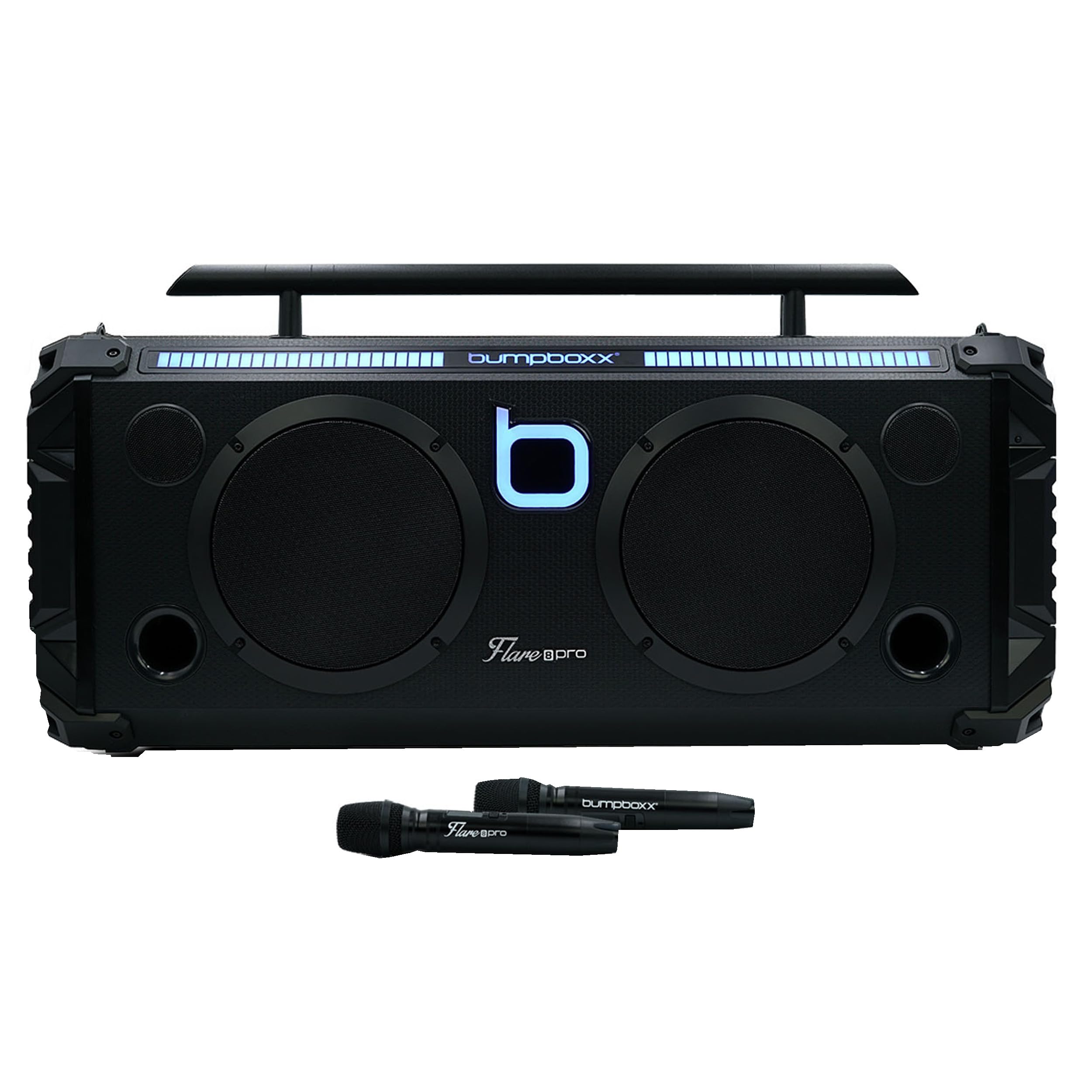Amazon.com: Bumpboxx Flare8 Pro Retro Bluetooth Boombox Speaker