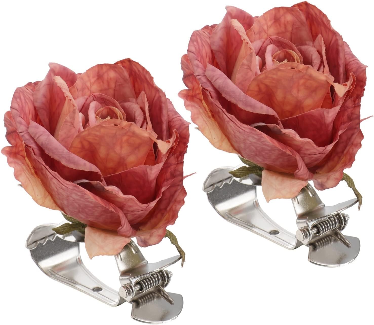 FMURY Curtain Tie Tiebacks Flower Buckle Tieback Backs Curtains Clip Back for Outdoor Drapesbuckles Clamp(C)