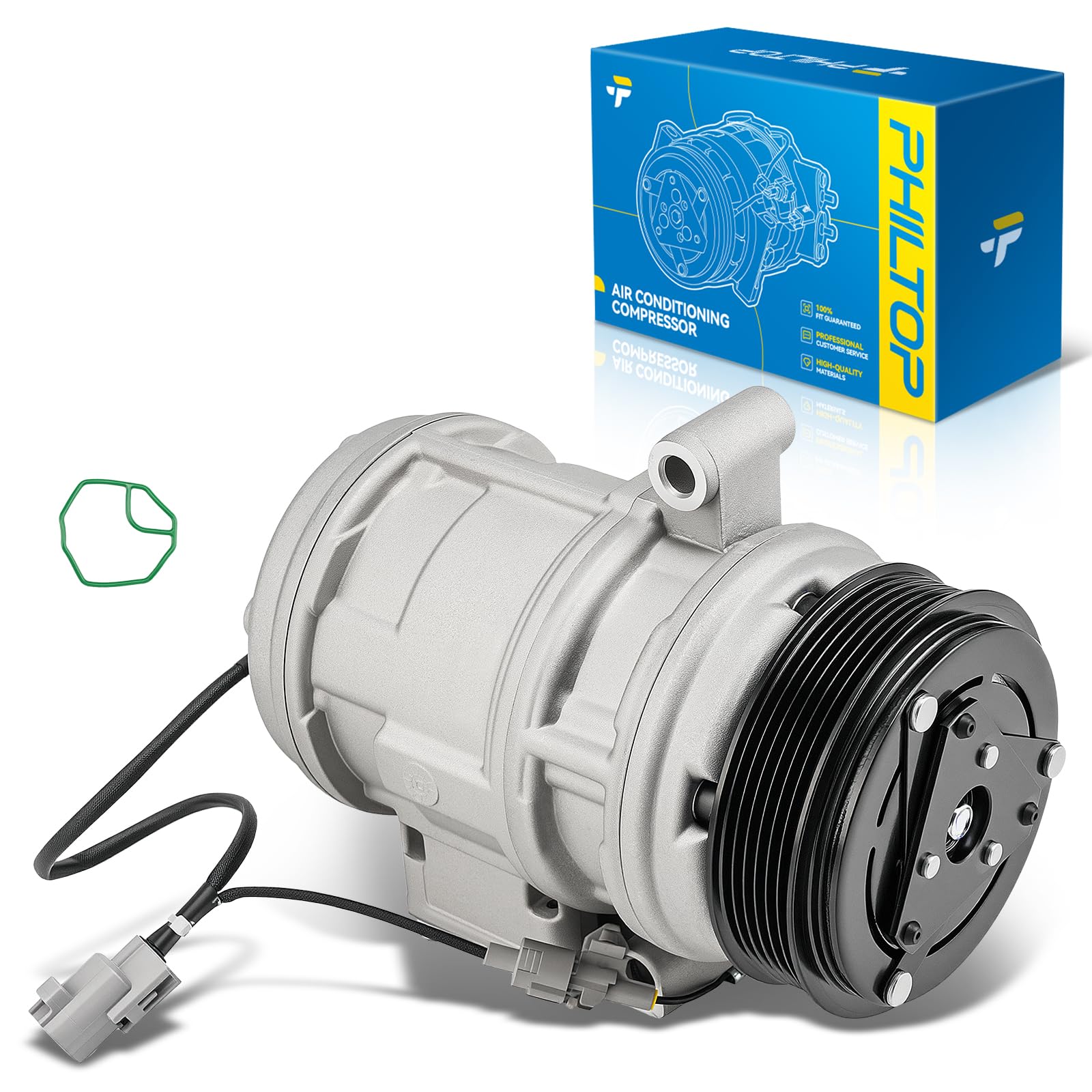 PHILTOP NEW AC Compressor w/Clutch for Lexus LS400 1995-2000