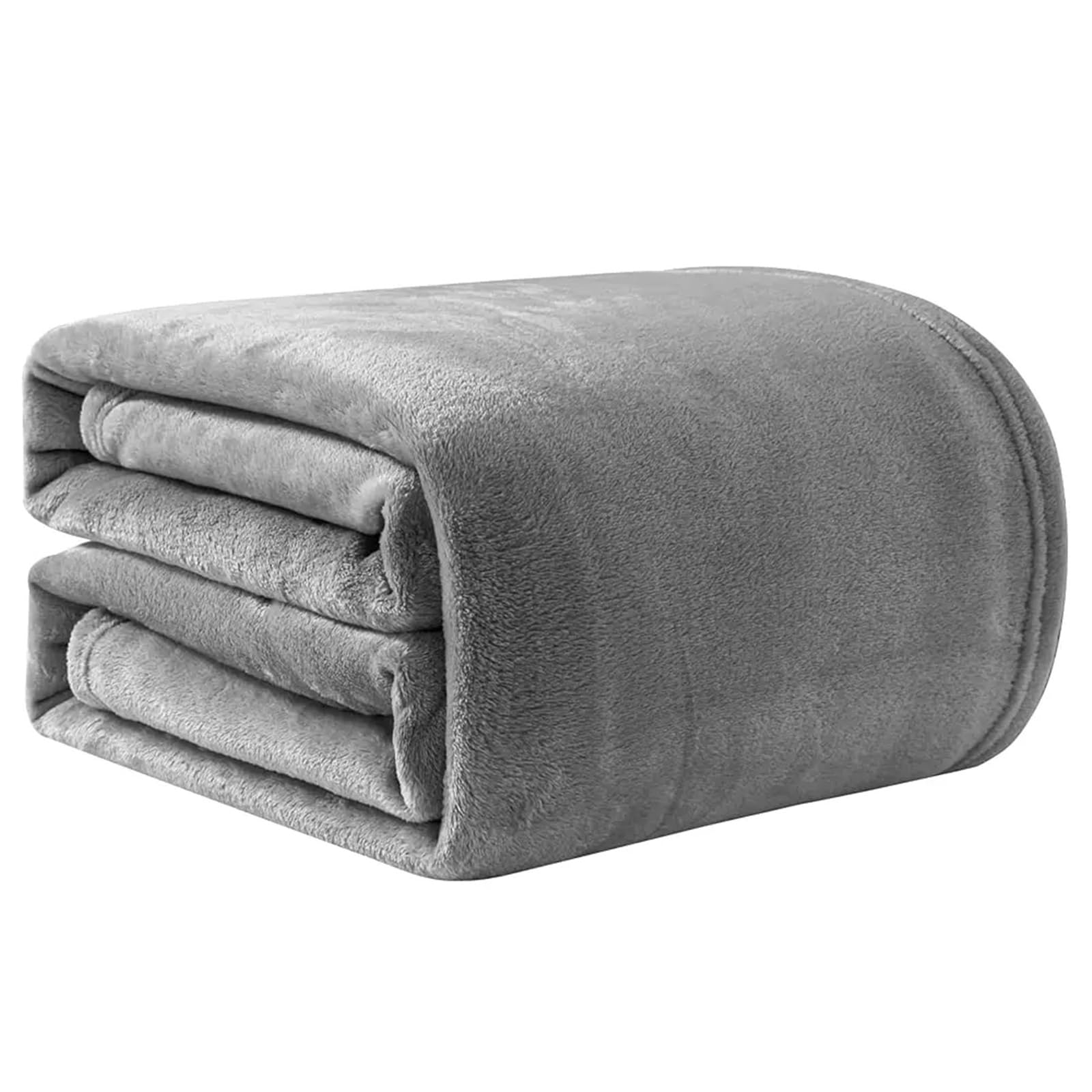HWJFDC Throws for Sofas Good Nite Cozy Fleece Blankets: Soft And Plush Throws For Sofas - Ideal For Adults, Machine Washable Warmth(Grey,150X200cm)