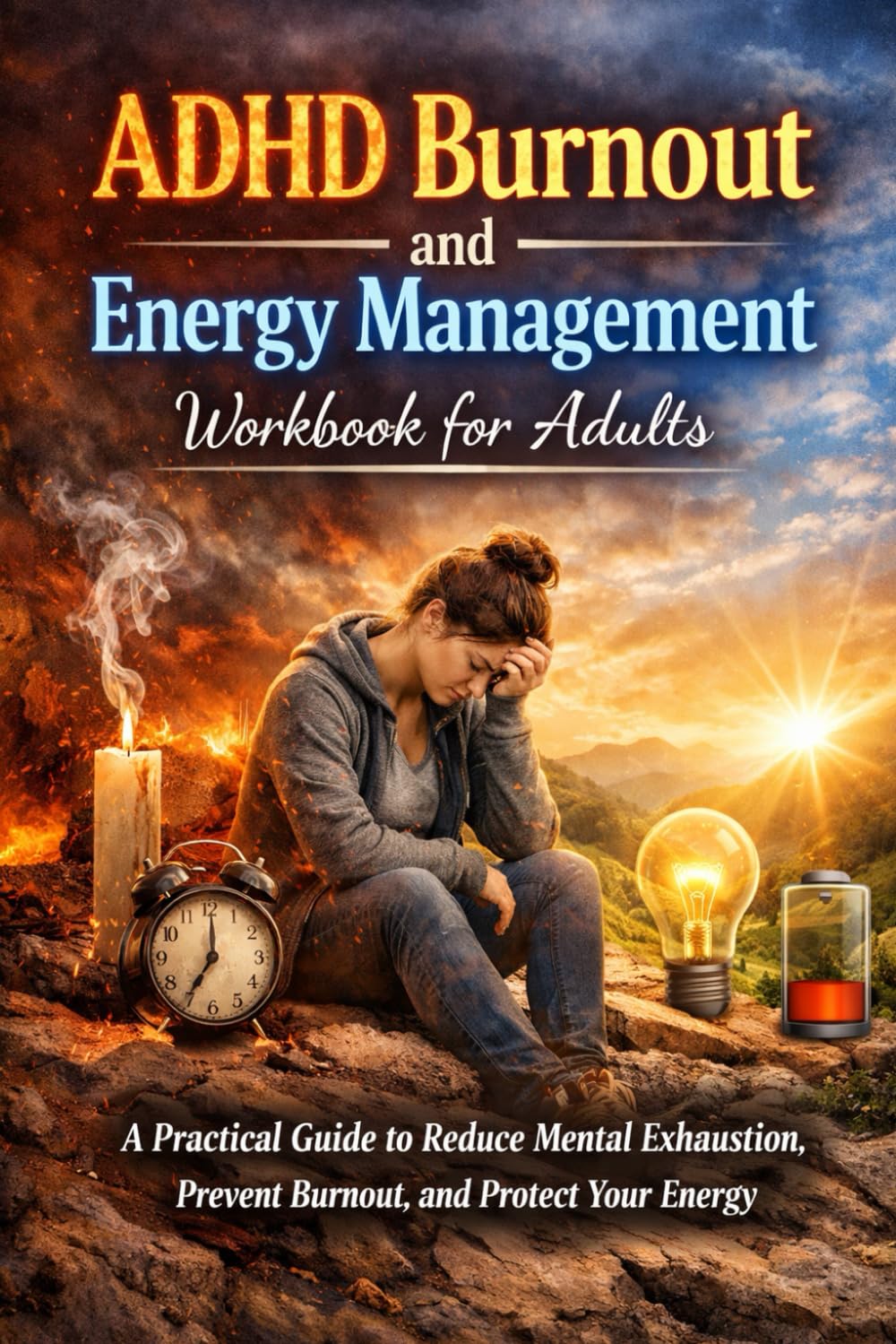 ADHD Burnout and Energy Management Workbook for Adults: A Practical Guide to Reduce Mental Exhaustion, Prevent Burnout, and Protect Your Energy