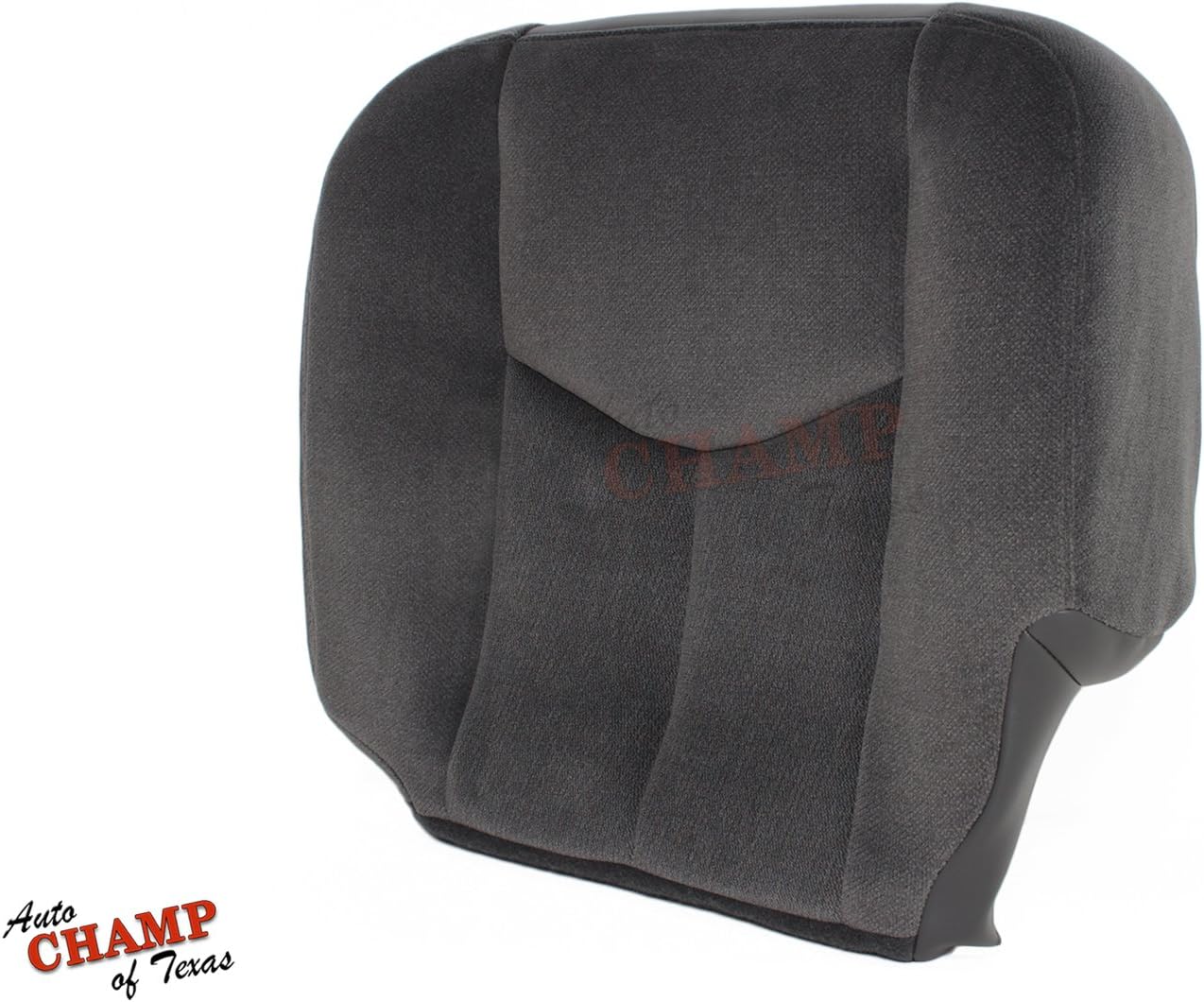 Compatible with 2003-2007 GMC Sierra Driver & Passenger Side Bottom Cloth Seat Covers Dark Gray