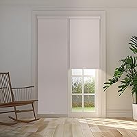 Vista 9 de Boolegon Persianas enrollables opacas para ventanas, inalámbricas, de tela con aislamiento térmico, protección UV, para el hogar, oficina