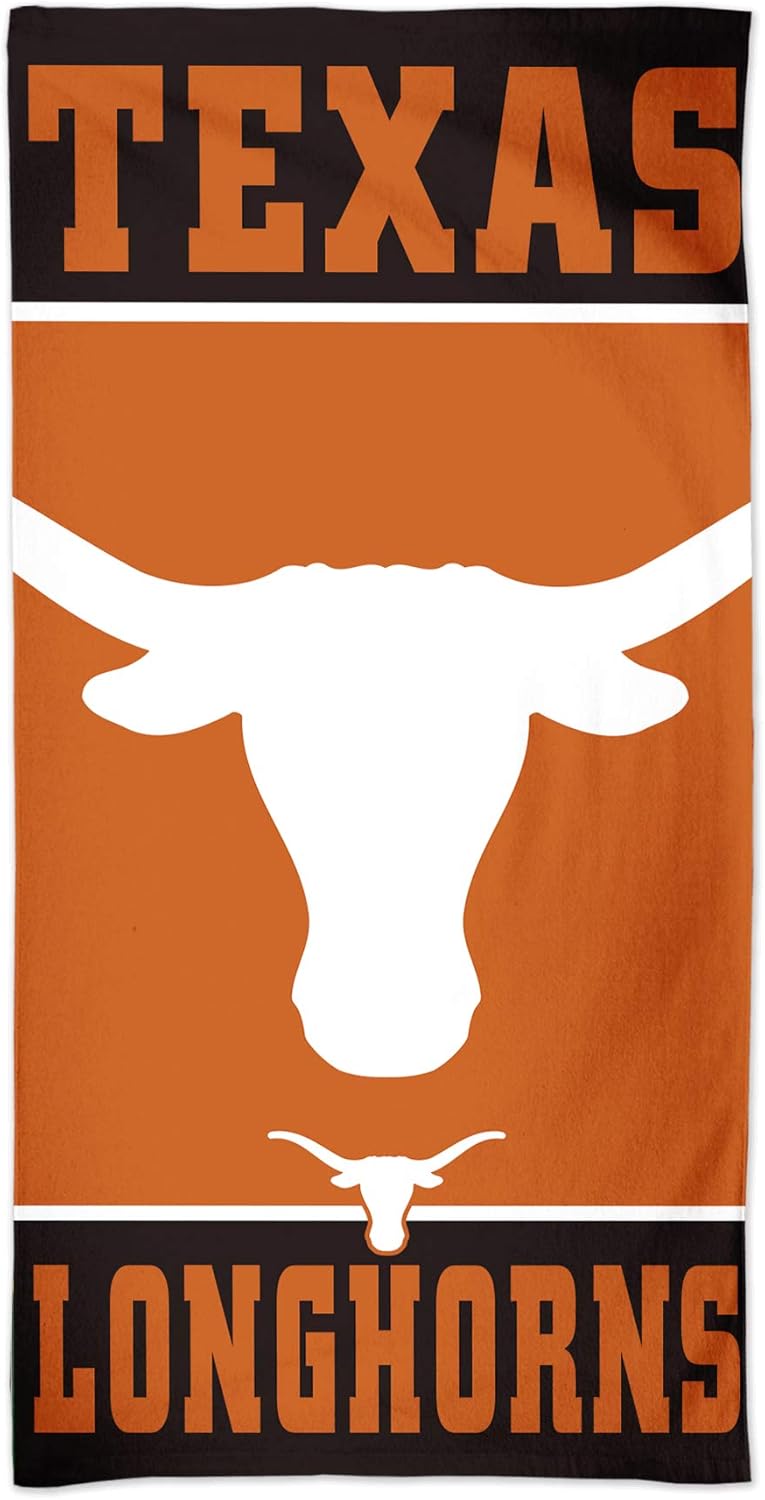 WinCraft NCAA Texas Longhorns Texas Longhorns Spectra Beach Towel 30" x 60", Multi Color, na