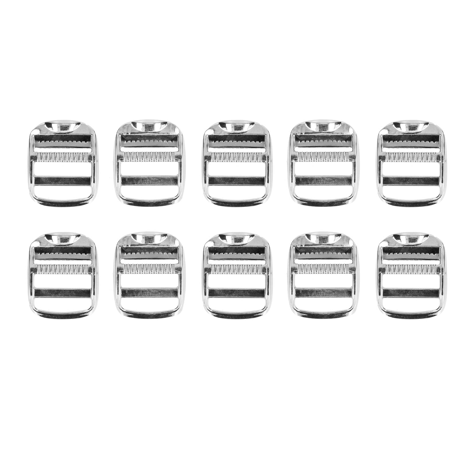 PATIKIL 20 Fibbie A Scorrimento In Plastica 38mm (1-1/2 Pollice) - Regolabili Per Cinghie, Zaini, Collari