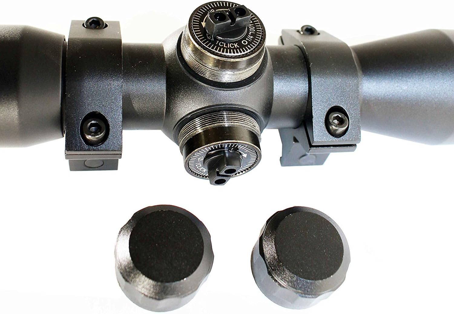 Trinity 4X32 Scope for Keltec PLR Series Picatinny Weaver Mount Adapter Aluminum Black mildot Reticle Hunting Optics Tactical Accessory Target Range Gear.