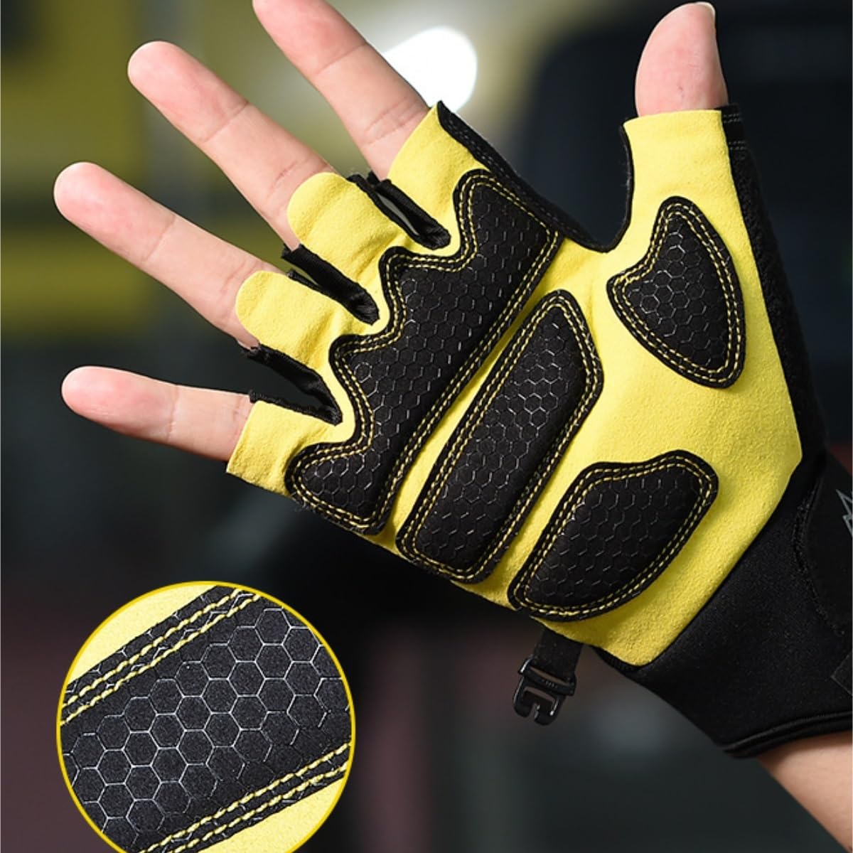 Guantes De Bicicleta De Montaña Guantes de hombre for levantamiento de pesas, guantes de ejercicio físico, guantes de ciclismo