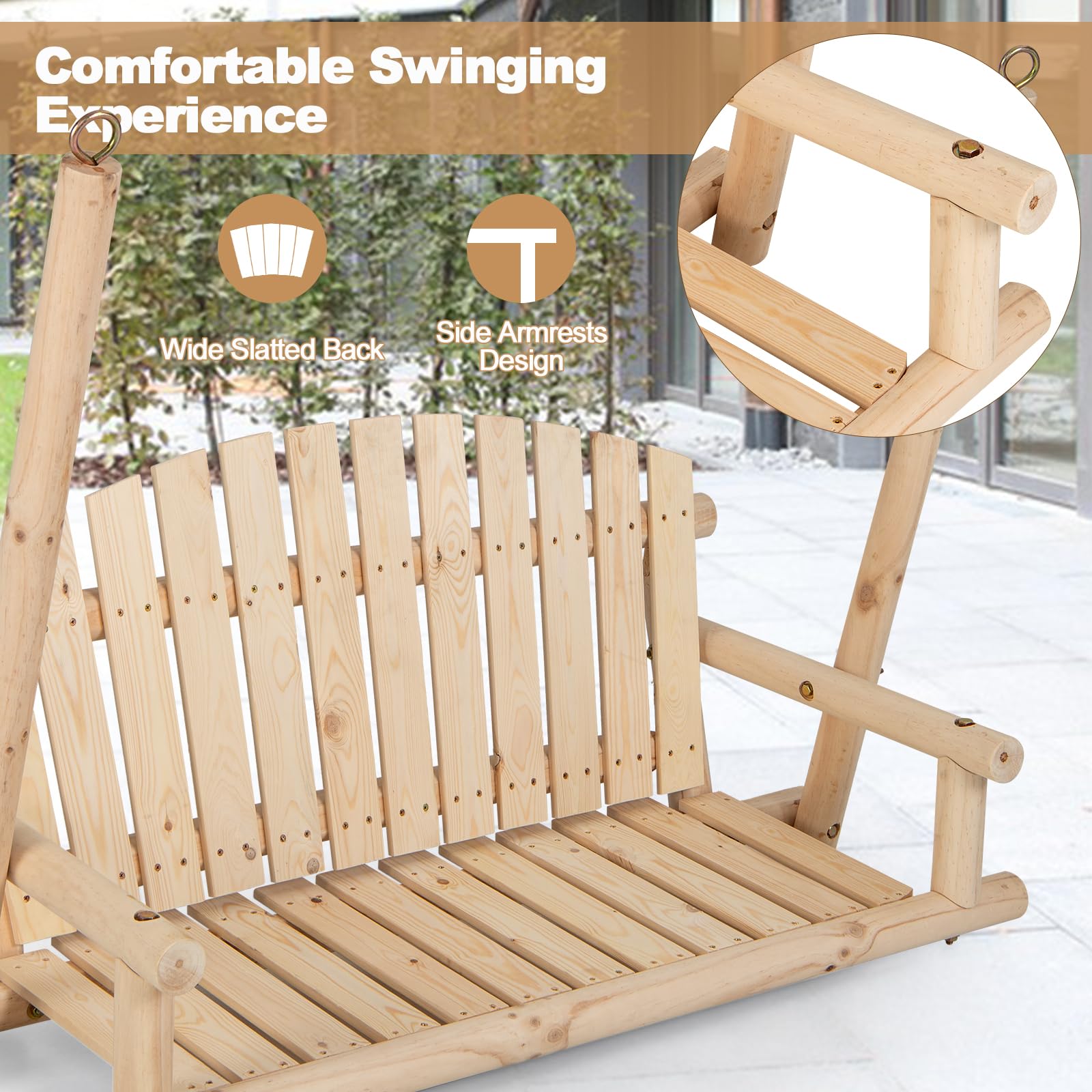 Adirondack Porch Swing Plans