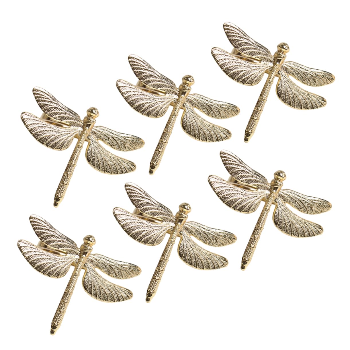 Ciieeo 12stücke Teiliges Dragonfly Serviettenringe Aus Elegante Tischdekoration Für Hochzeiten Feste Und Familienfeiern Robuste Serviettenhalter Für Restaurants Und Zuhause