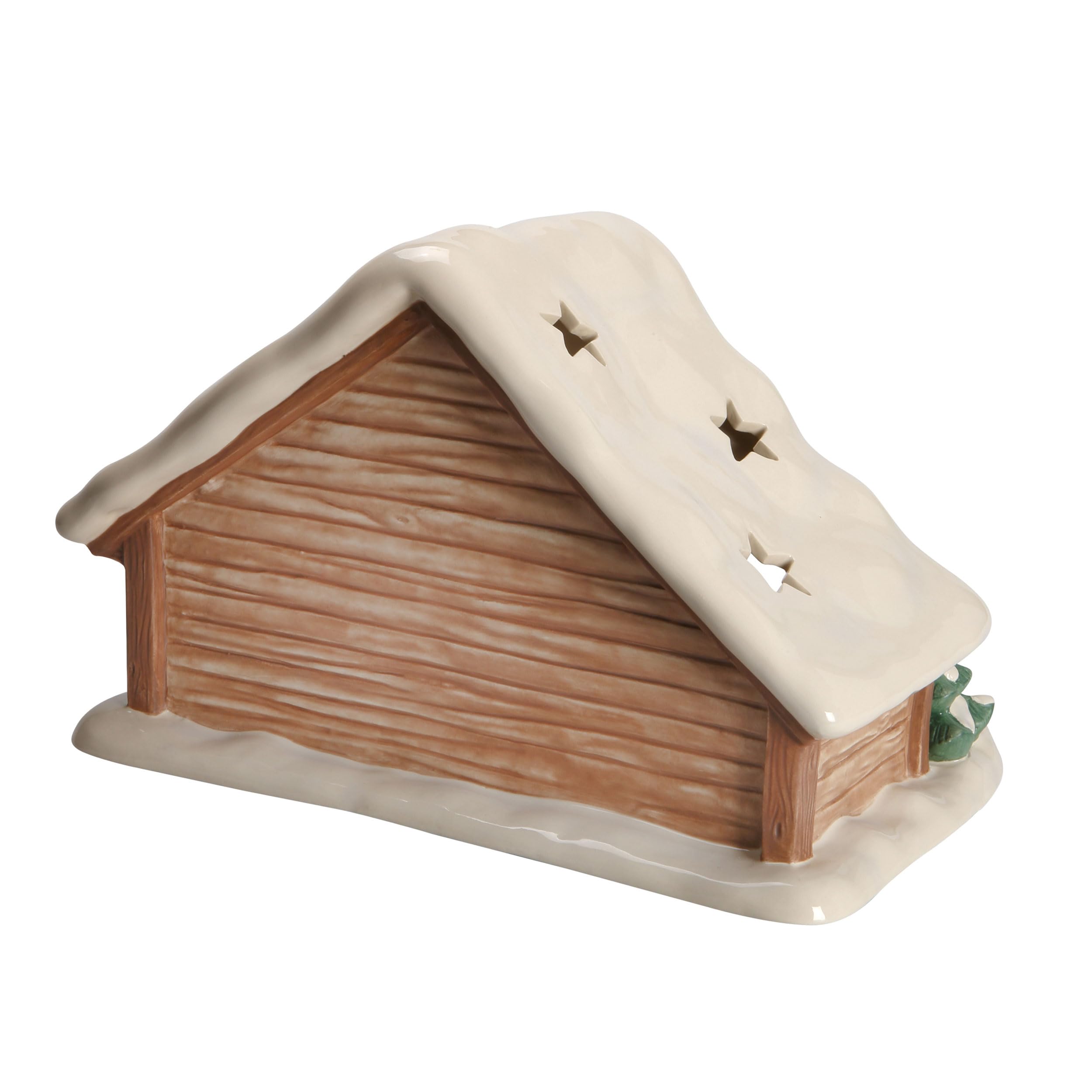 Goebel Weihnachtskrippe Krippenstall mit Schnee - Krippe