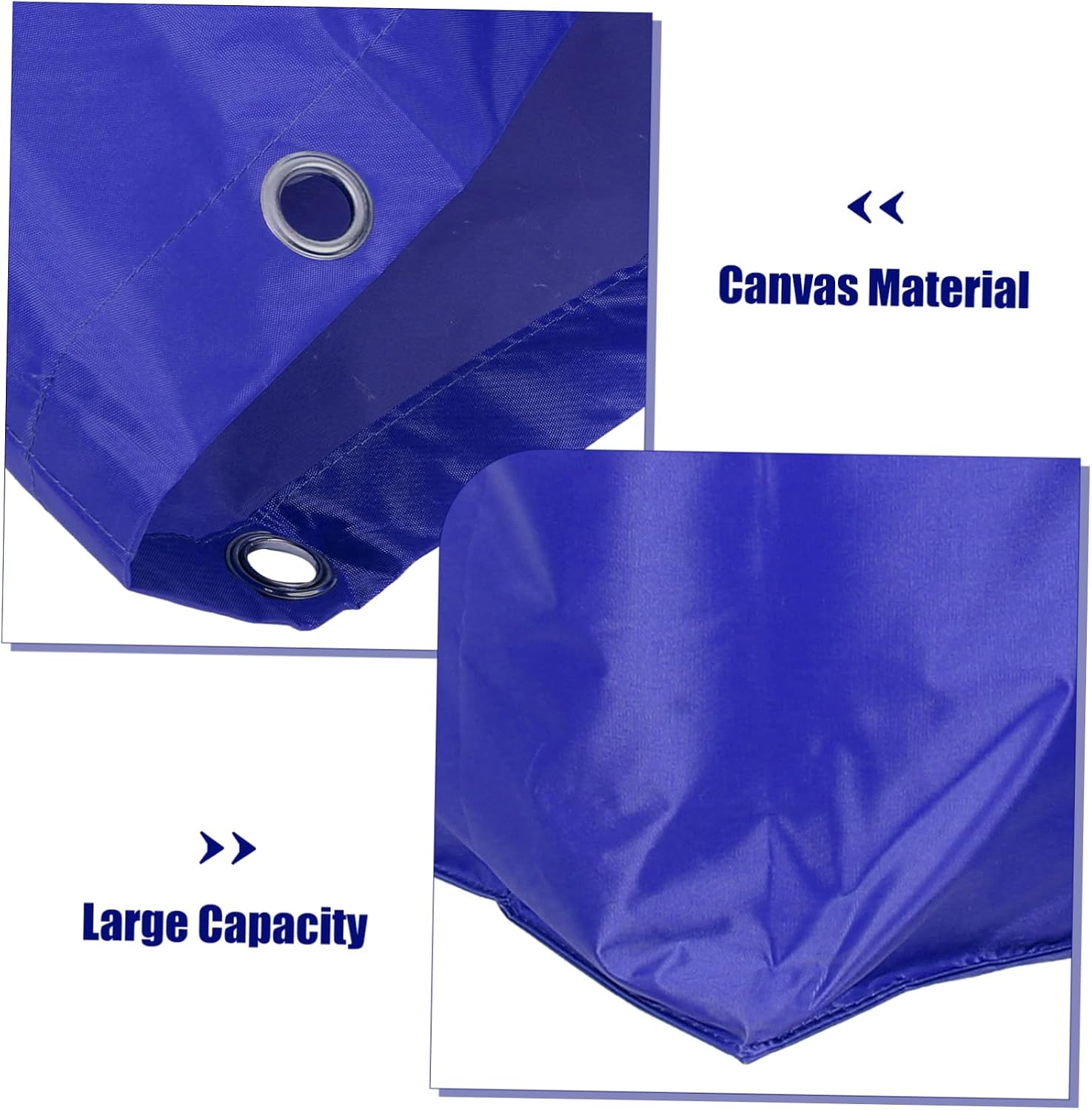 Janitorial Cart Bag High Capacity Canvas Cleaning Bag Replacement for Janitorial Carts Lightweight for Home Commercial Use Reusable Storage