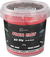 Vista 14 de CALPALMY - Arcilla de espuma moldeable para cosplay en colores de piel (300g) – Alta densidad y calidad para diseños intrincados Se seca al aire a